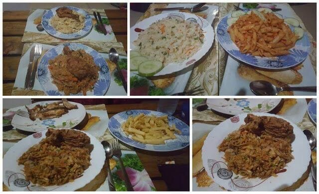 comida en Maldivas