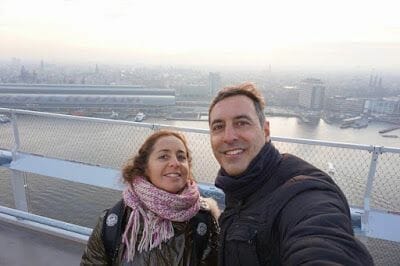 pareja mibauldeblogs en mirador torre adam