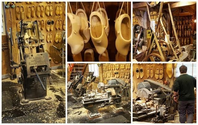 fabricacion zuecos en zaanse schans