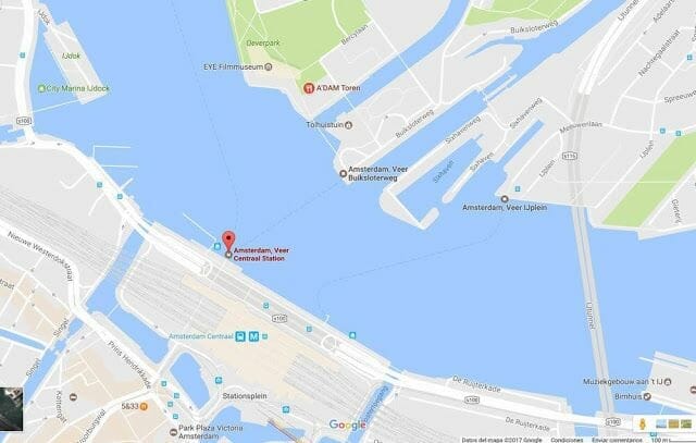 mapa amsterdam