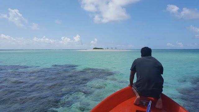 isla Odagalla en barco