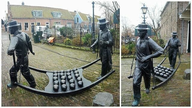 estatua queseros edam