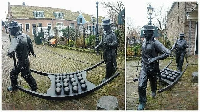 estatua queseros edam