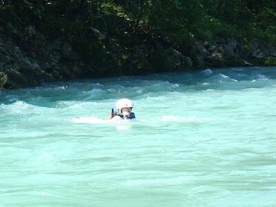 Rafting Eslovenia con niños en el río Sava