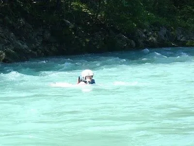 Rafting Eslovenia con niños en el río Sava