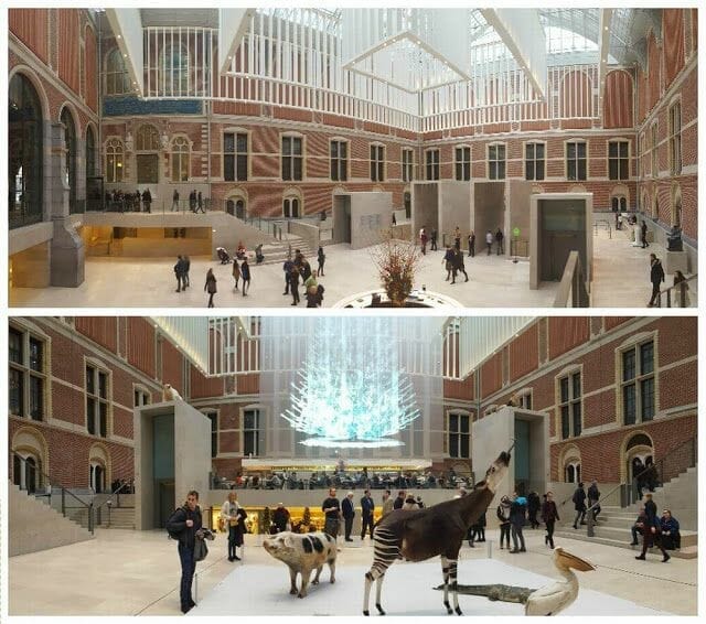 vestibulo museo Rijksmuseum Ámsterdam