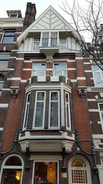 Zevenlandenhuizen casa inglaterra calle Roemer Visscherstraat