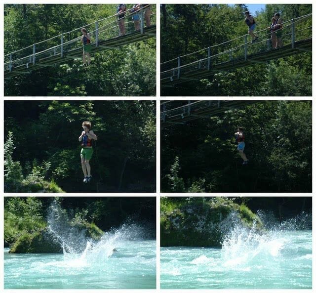 Rafting Eslovenia con niños en el río Sava