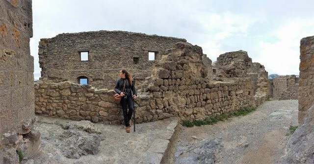 castillo de queribus imagenes