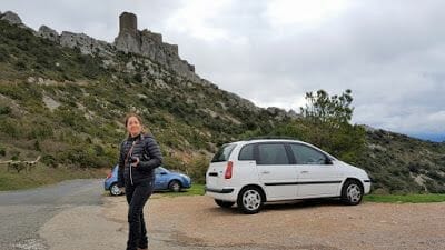 castillo de queribus parking