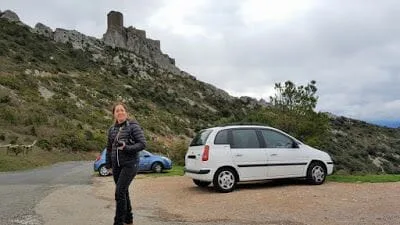 castillo de queribus parking