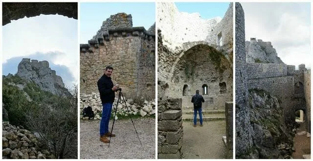 estancias del castillo de Peyrepertuse