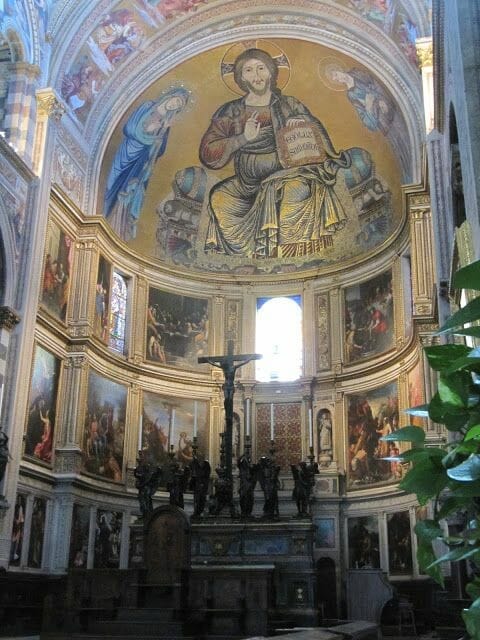 Pantocrator del ábside de la catedral de pisa
