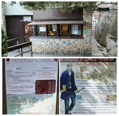 horarios precios y taquilla de castillo de Peyrepertuse