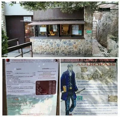 horarios precios y taquilla de castillo de Peyrepertuse