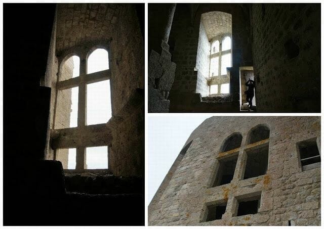 castillo de queribus ventanal