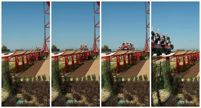 bajada red force de ferrari land