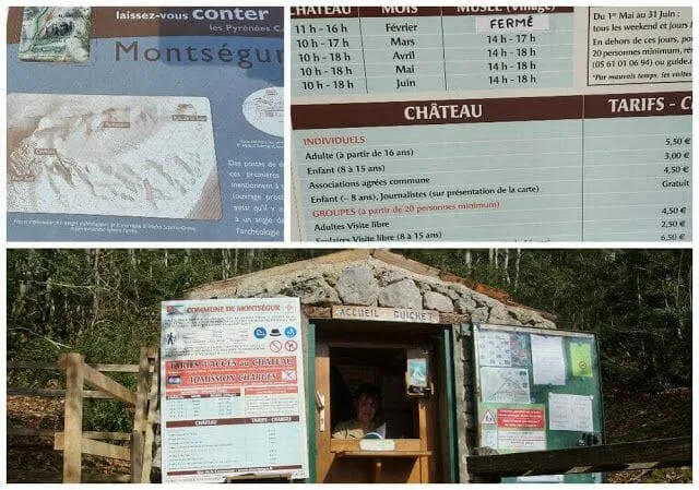 castillo de Montsegur precios y horarios