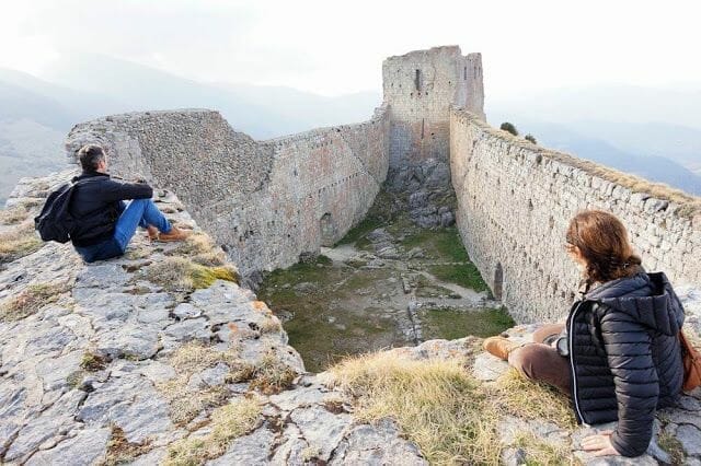 castillo de Montsegur patio