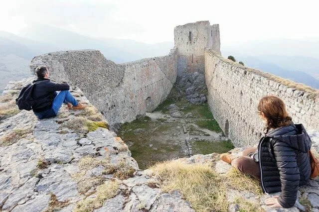 castillo de Montsegur patio