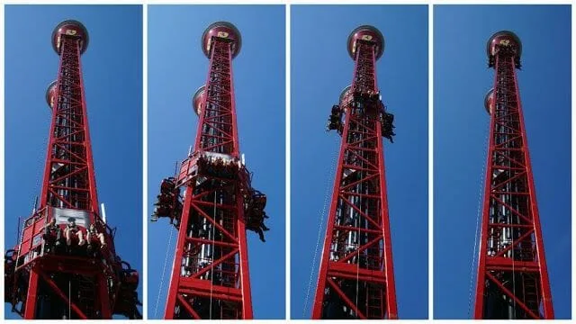 thrill towers de ferrari land