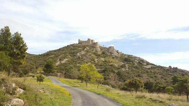 emplazamiento castillo de Aguilar
