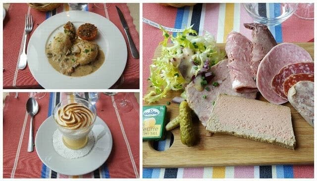 La table du curé menú