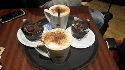 desayuno cafe nero gatwick