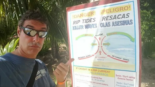 resacas del mar en Panamá y Bocas de Toro