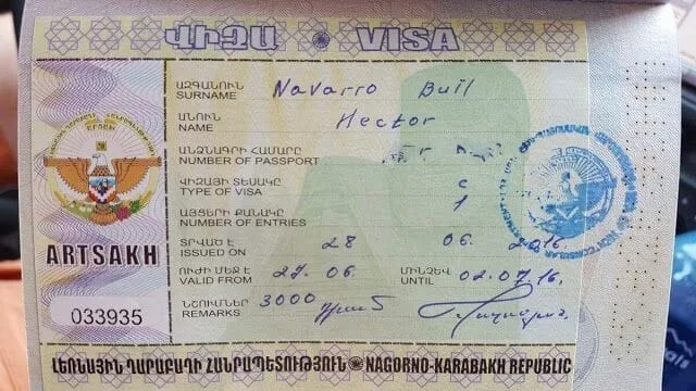 visado de Nagorno Karabaj