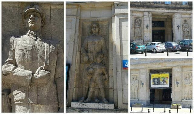 esculturas comunistas de la calle Marszałkowska