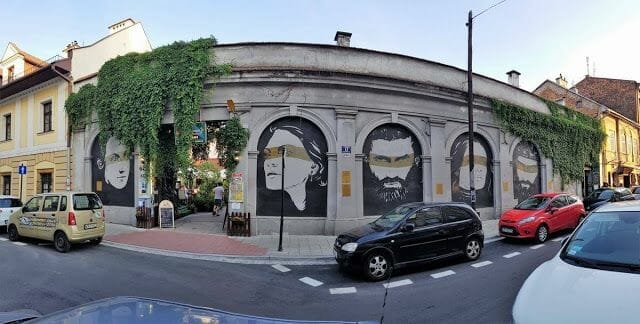 MURAL HISTÓRICO DE KAZIMIERZ barrio judío de Cracovia