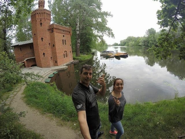 Palacio Wilanów Varsovia lago