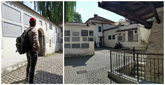 patio de La sinagoga Remuh