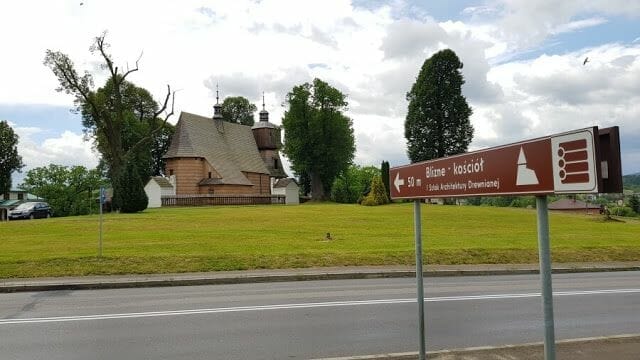 La iglesia de Blizne - iglesias de madera de Polonia