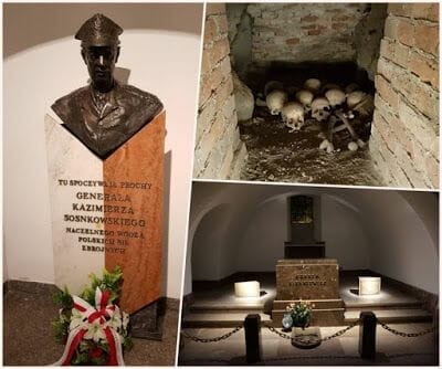 tumbas Varsovia en la ciudad vieja