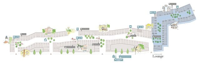 plano la Roca Village Barcelona outlet