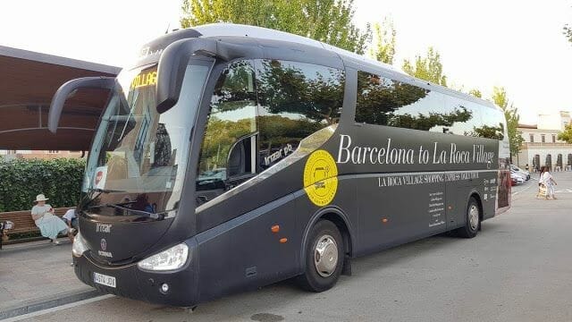 autobus la Roca Village Barcelona outlet