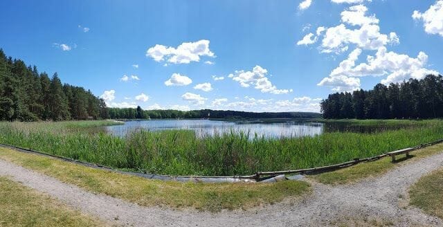 laguna que forma el río Wieprz