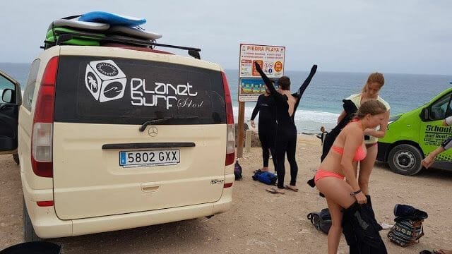 surf en norte de Fuerteventura