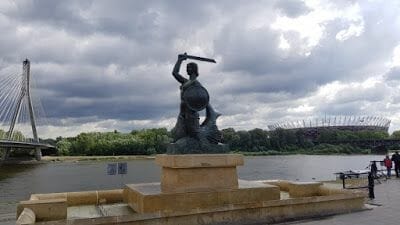 Sirena varsovia del puente Świętokrzyski