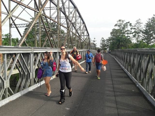 Puente nuevo de la frontera Sixaola Guabito