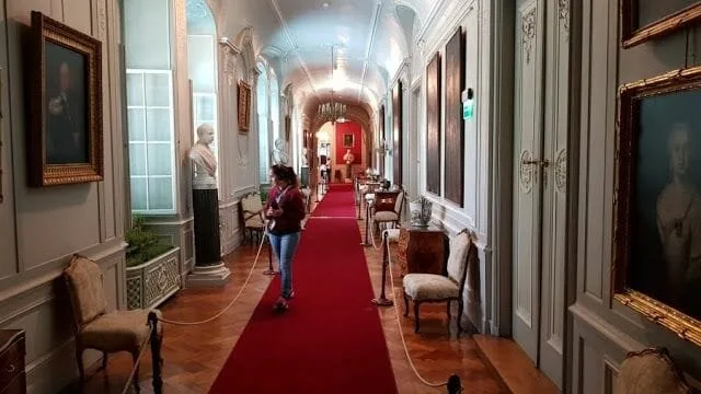 El Palacio de Łańcut pasillos