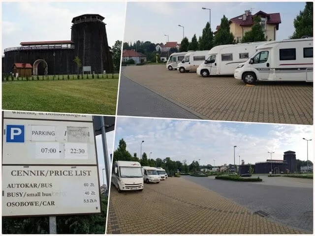 parking autocaravanas en Cracovia