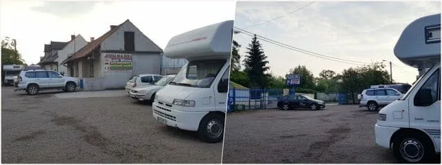 aparcar autocaravana minas sal cracovia