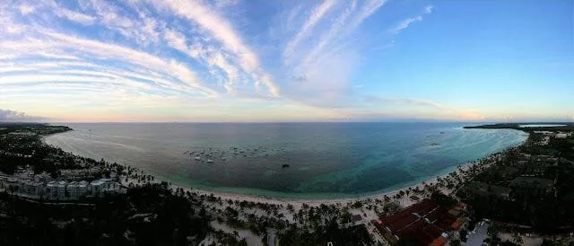 playa bavaro desde el aire