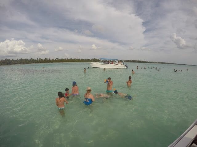 estrellas de mar en isla saona