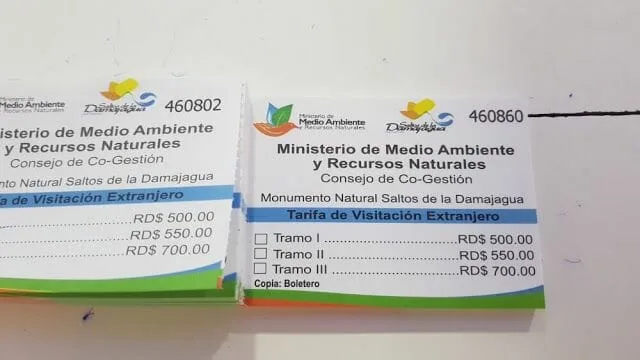 Saltos de Damajagua tickets entradas boletos