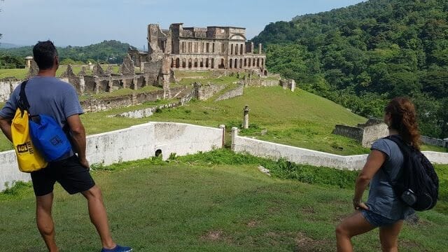 fachada del PALACIO DE SANS SOUCI en Haiti