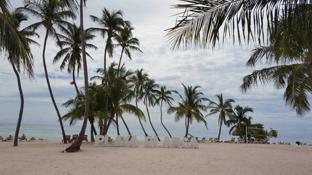 letras Playa Blanca Punta Cana